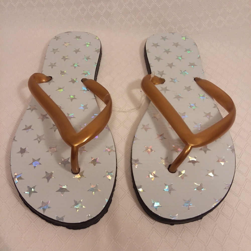 Plastic Sandals with Stars
